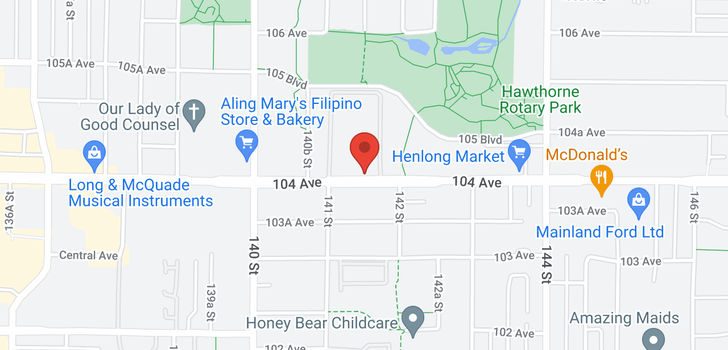 map of 114 14153 104 AVENUE